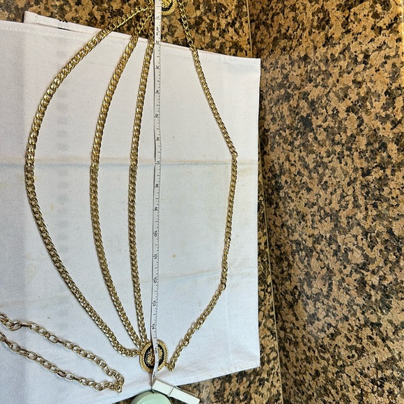 Belt with matching necklace. So unique - adjustable see photos - Picture 3 of 6